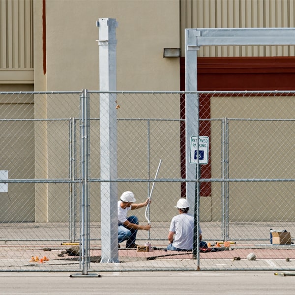 how much time can i rent the temporary fence for my building site or event in Dundee IA